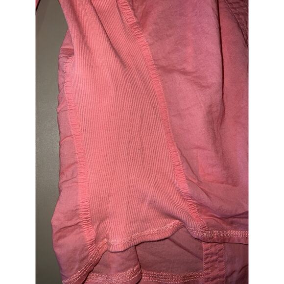 Old Navy Button Down Pink Long Sleeve Women’s Size S With Stretch Side Panels - Picture 4 of 6